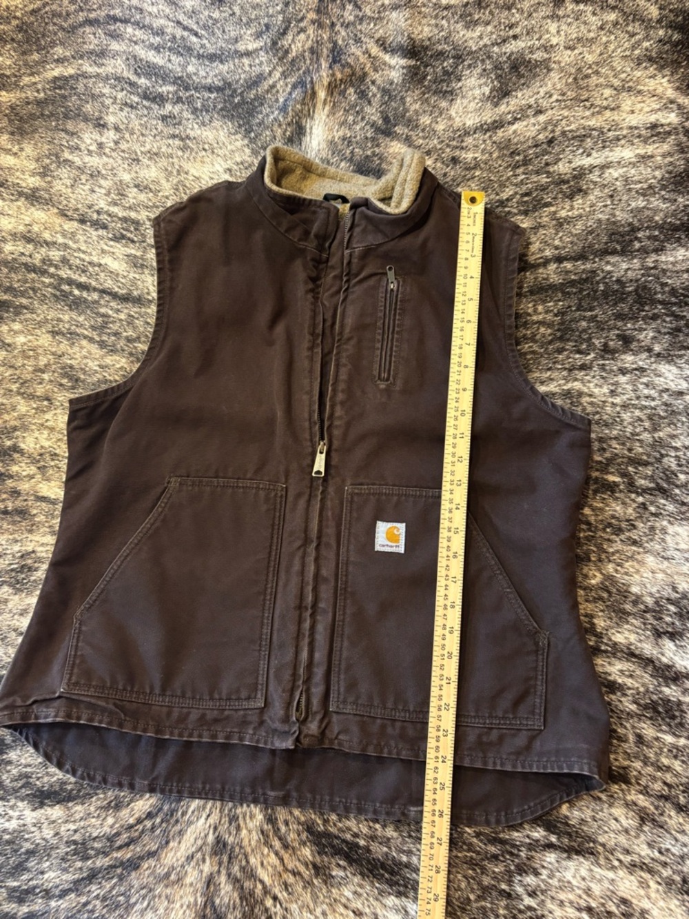 Carhartt Women’s Vintage Vest, Brown, Size XL - Picture 10 of 10